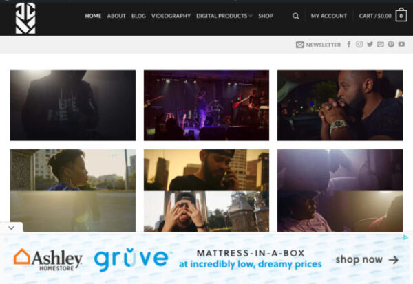 jcurtismedia, website Design site cover