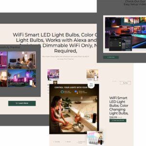 wifi led bulbs website home page, #jcurtismedia