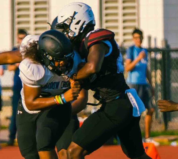 #high school football, #freshman football, middle linebacker pursuit, #jcurtismedia