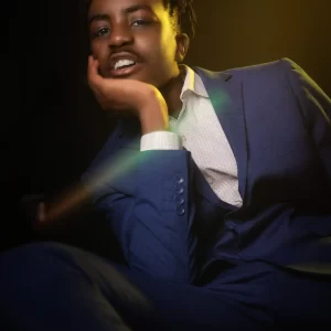 Portrait photo retouched for smoother skin, improved lighting, and enhanced features, Jeteral C. Mitchell, jcurtismedia